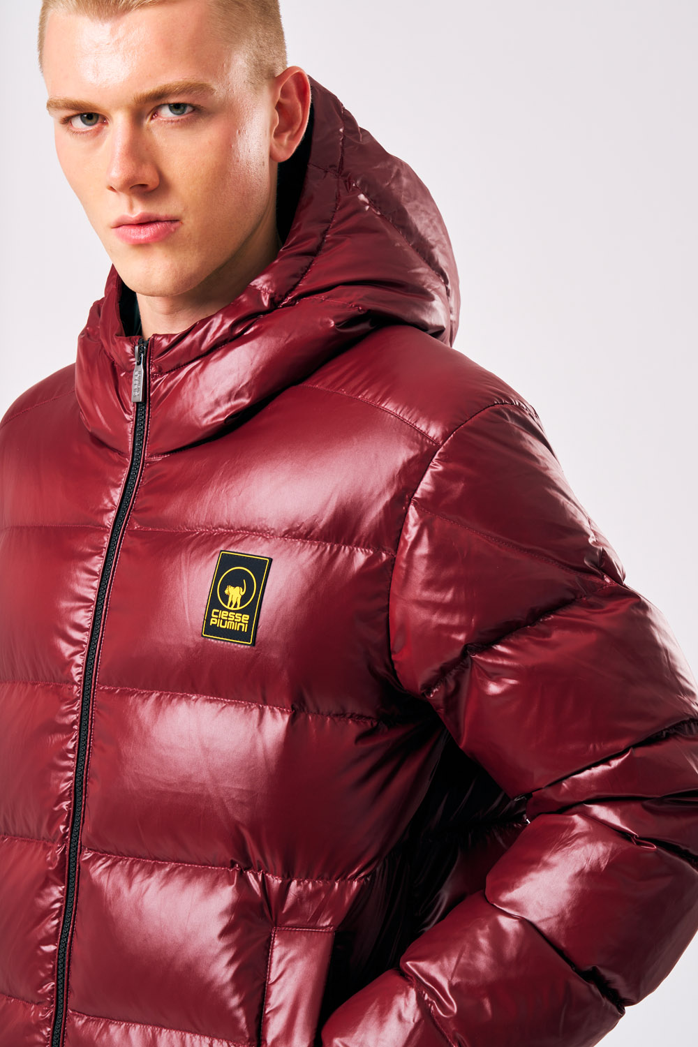 ciesse-piumini-jambo-daunenjacke-bordeaux-mit-kapuze image 4