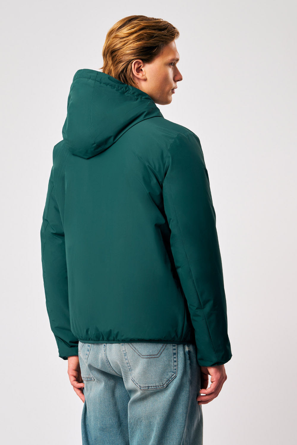 ciesse-peter-winterjacke-gr-n-mit-kapuze-gef-ttert image 5