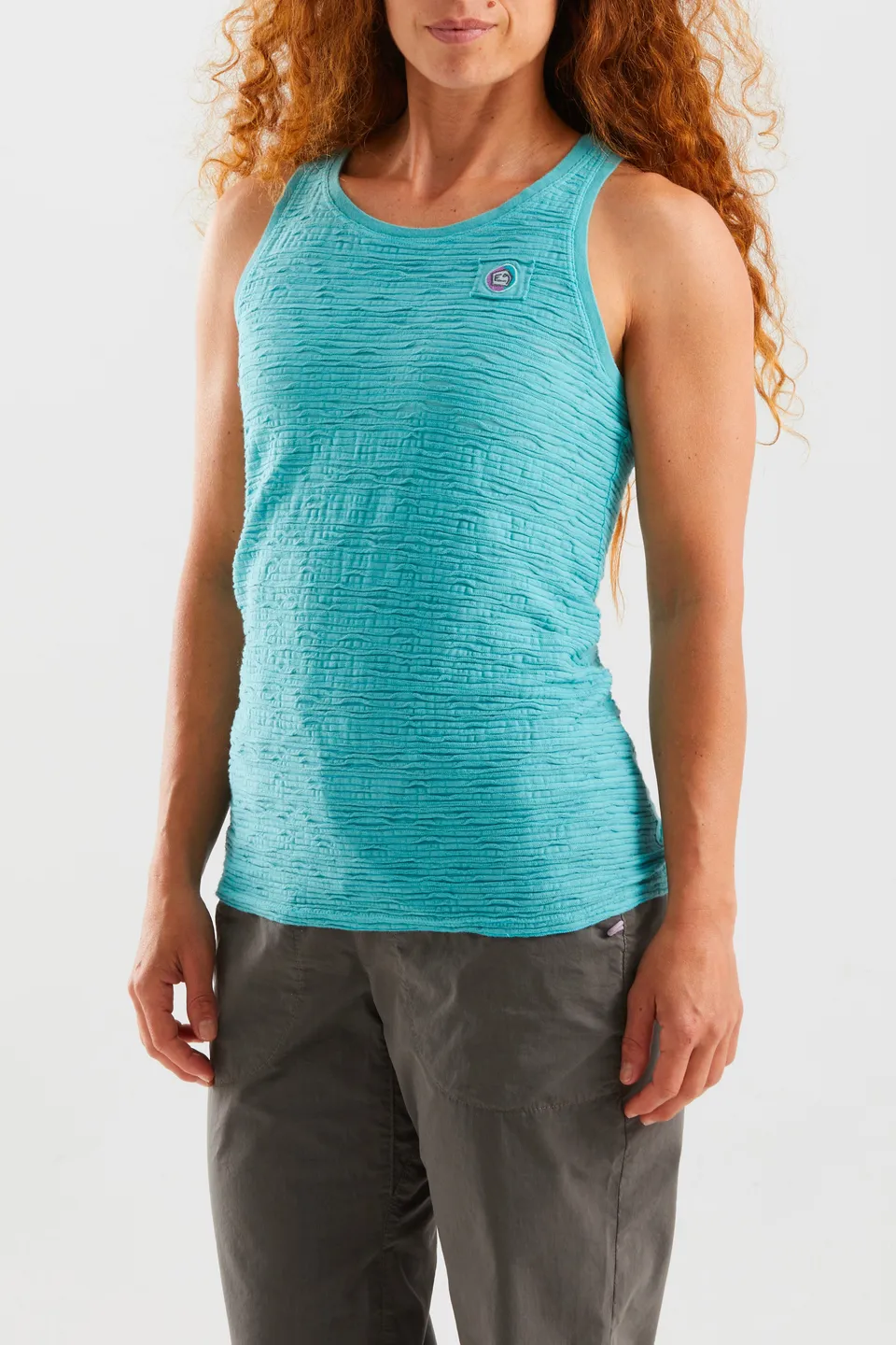 e9-milvia-tank-top-jersey-jacquard-slim-fit image 1