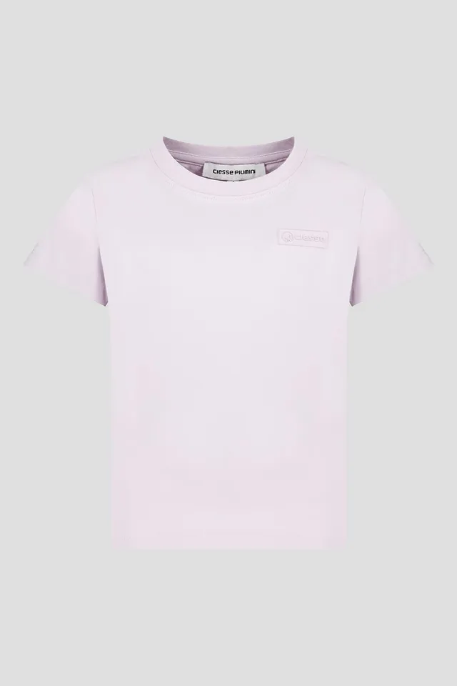 ciesse-t-shirt-basic-t-shirt-lila-kurzarm-100-baumwolle image 1