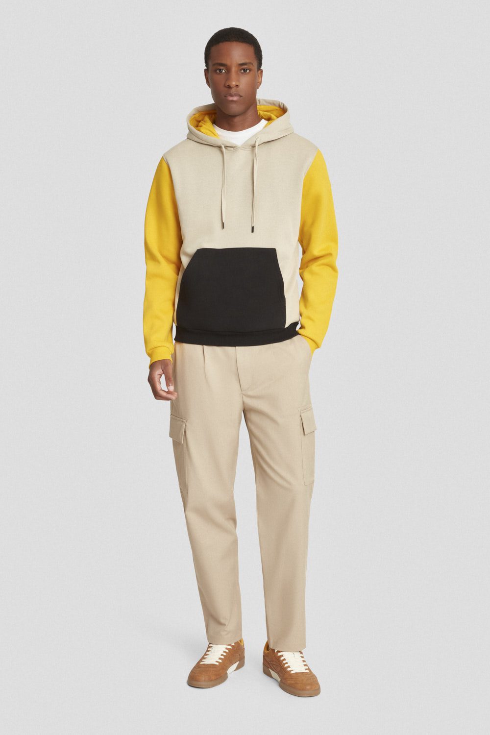 ciesse-outdoor-felpe-hoodie-beige-gelb-baumwolle image 2