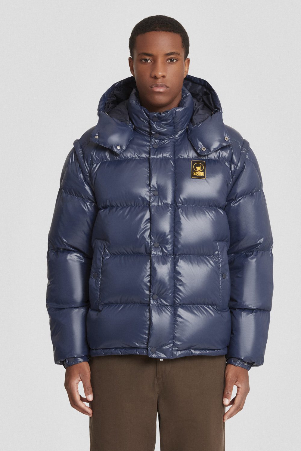 ciesse-outdoor-piumini-daunenjacke-blau-kapuze-rmel-abnehmbar image 2