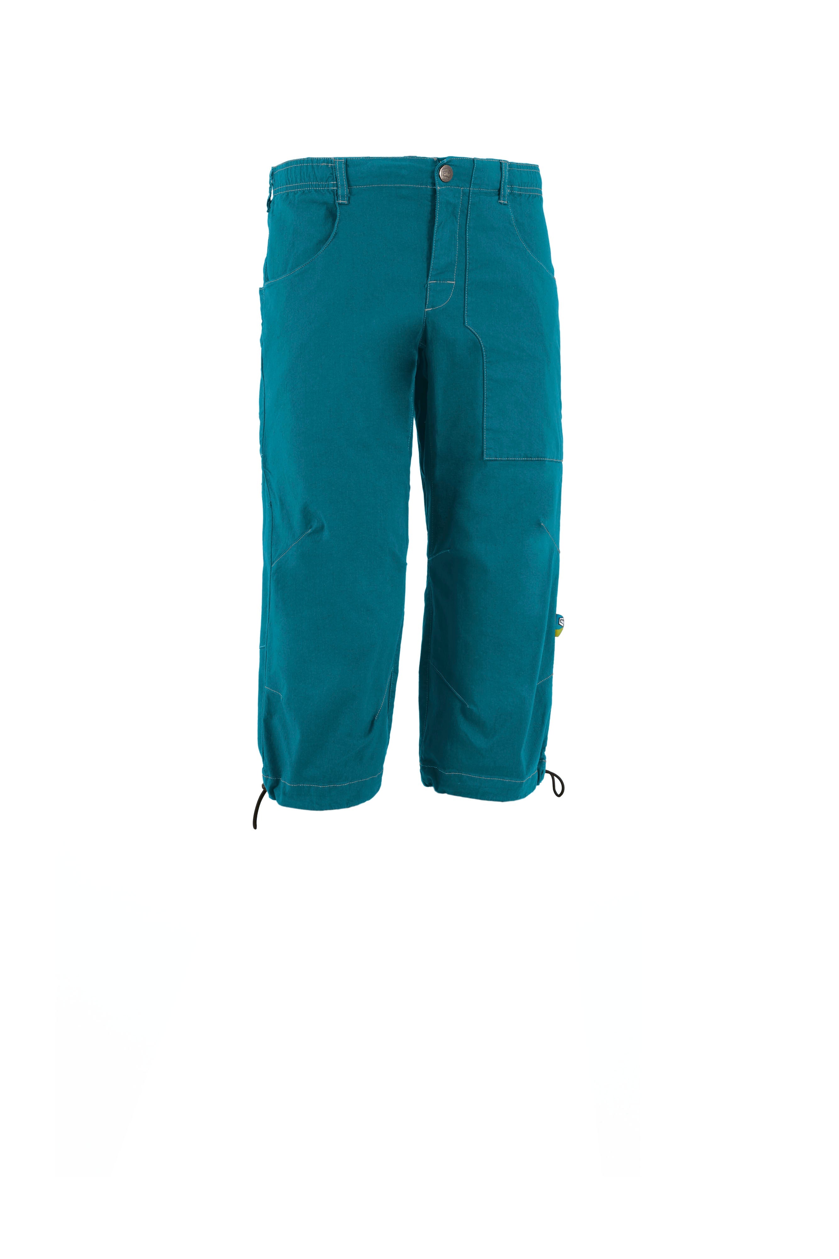 e9-fuoco-flax-3-4-kletterhose-agave-leinen-bio-baumwolle image 6