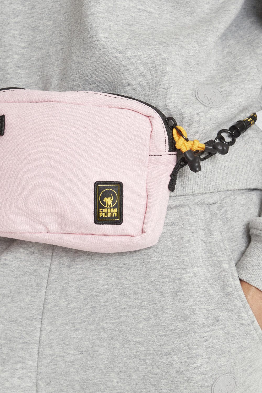 ciesse-outdoor-borse-e-zaini-bauchtasche-rosa-canvas-doppel-zip image 4