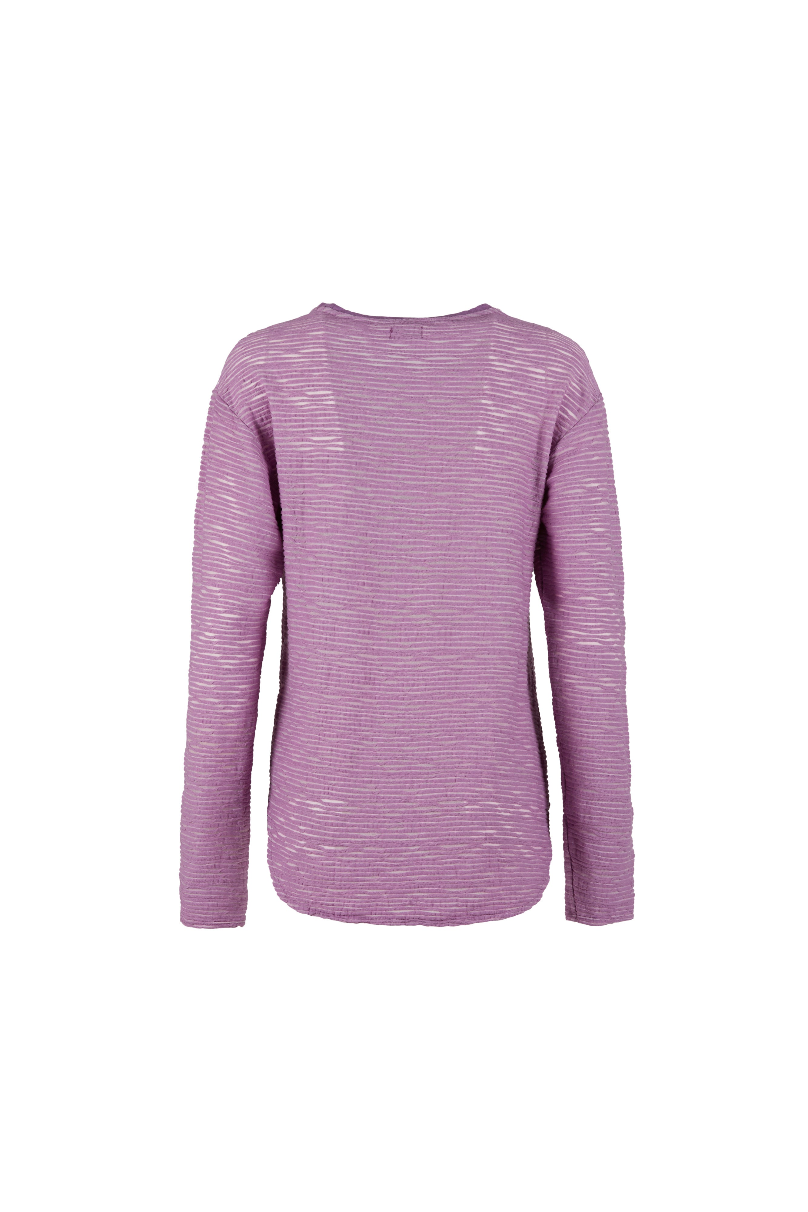 e9-kyla-langarmshirt-amythist-jacquard-regular-fit image 4