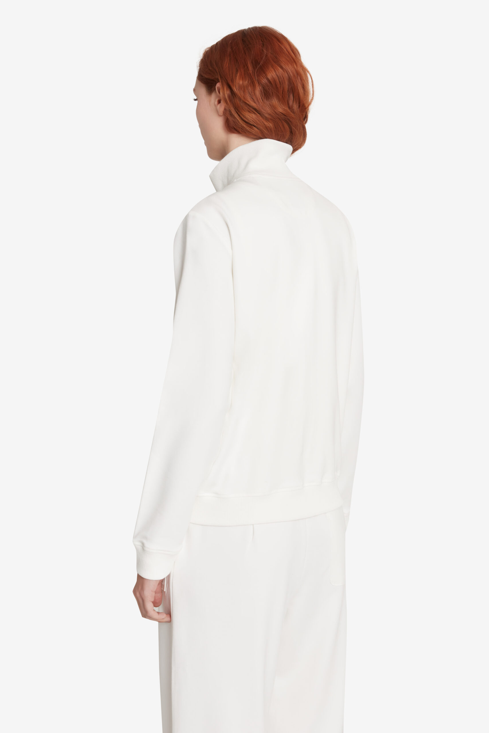 ciesse-kabru-pullover-damen-weiss-hoher-kragen-doppel-zip image 4