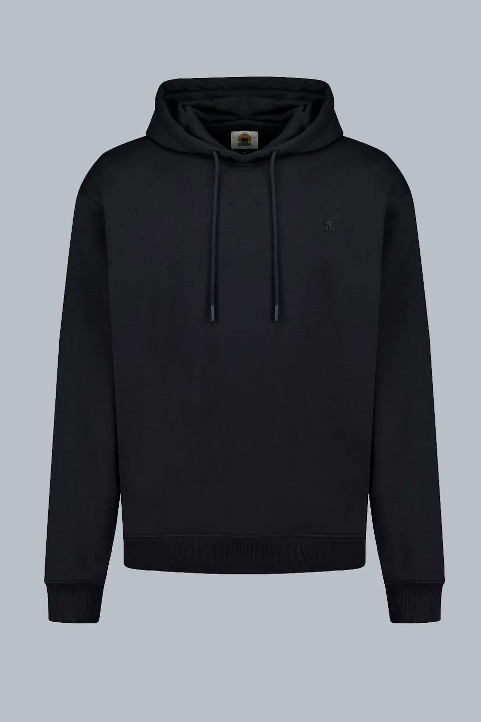 ciesse-felpe-rico-hoodie-schwarz-mit-kapuze-baumwolle image 1