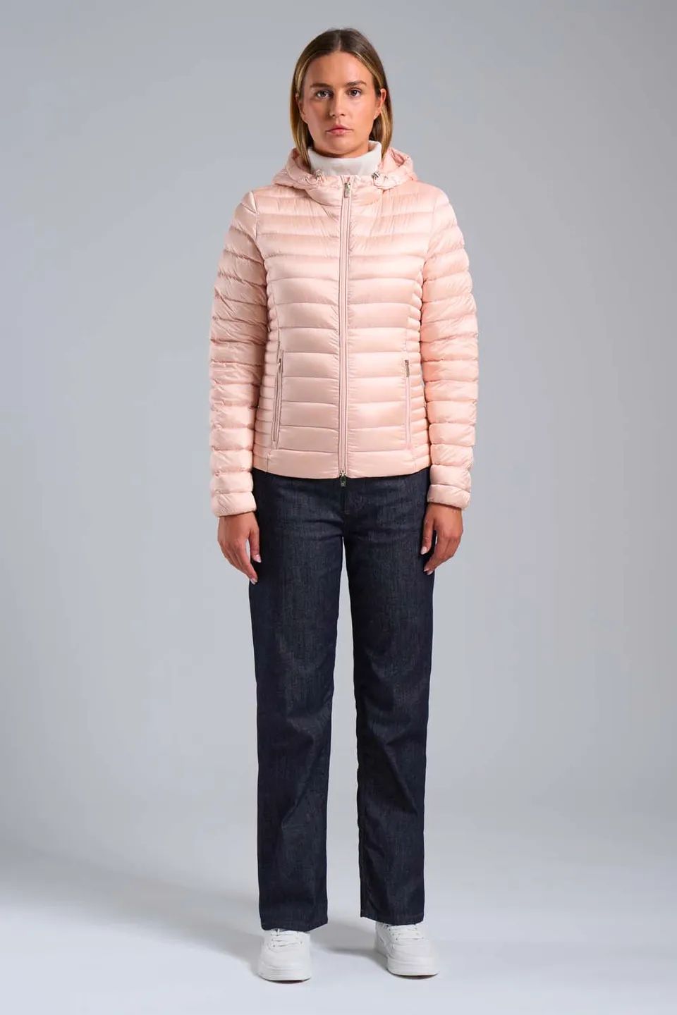 ciesse-outdoor-piumini-aghata-daunenjacke-hellrosa-mit-kapuze image 1