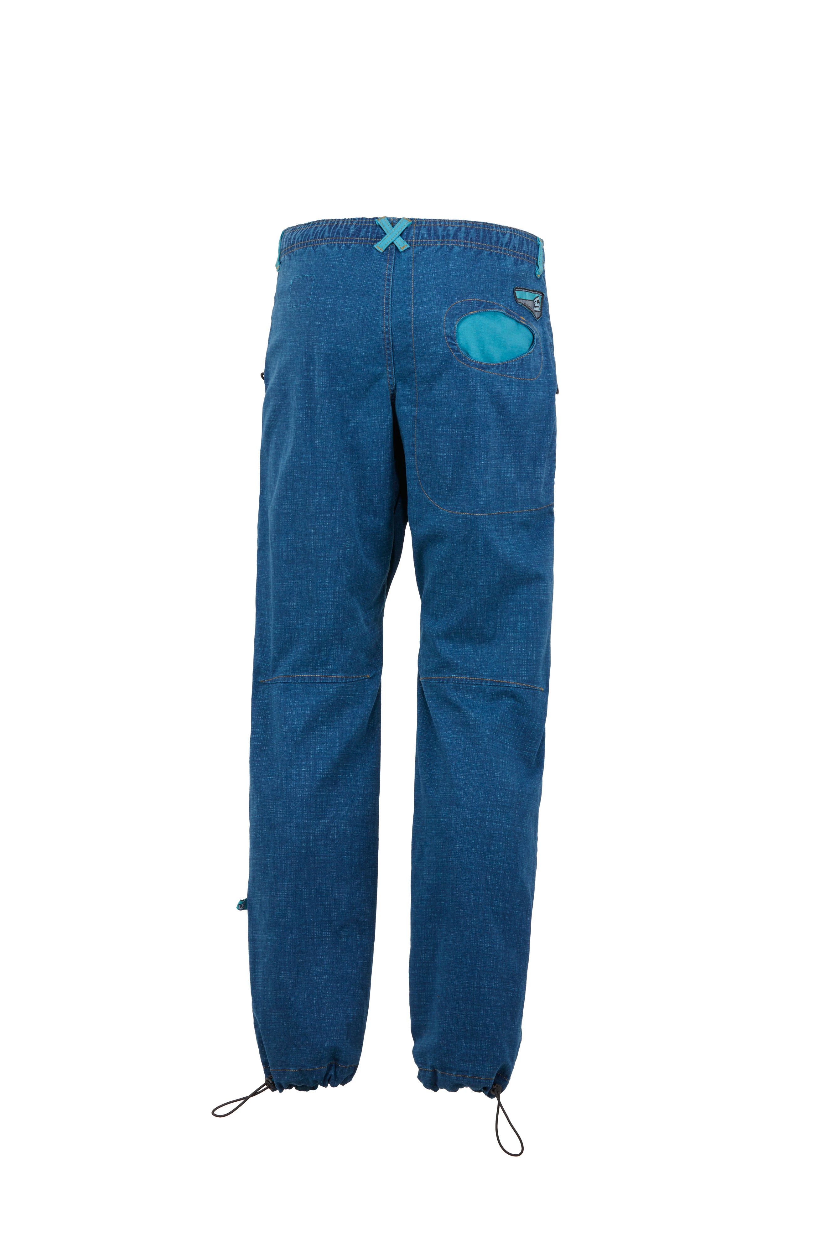 e9-rondo-x2-kletterhose-turquoise-bio-baumwolle image 5