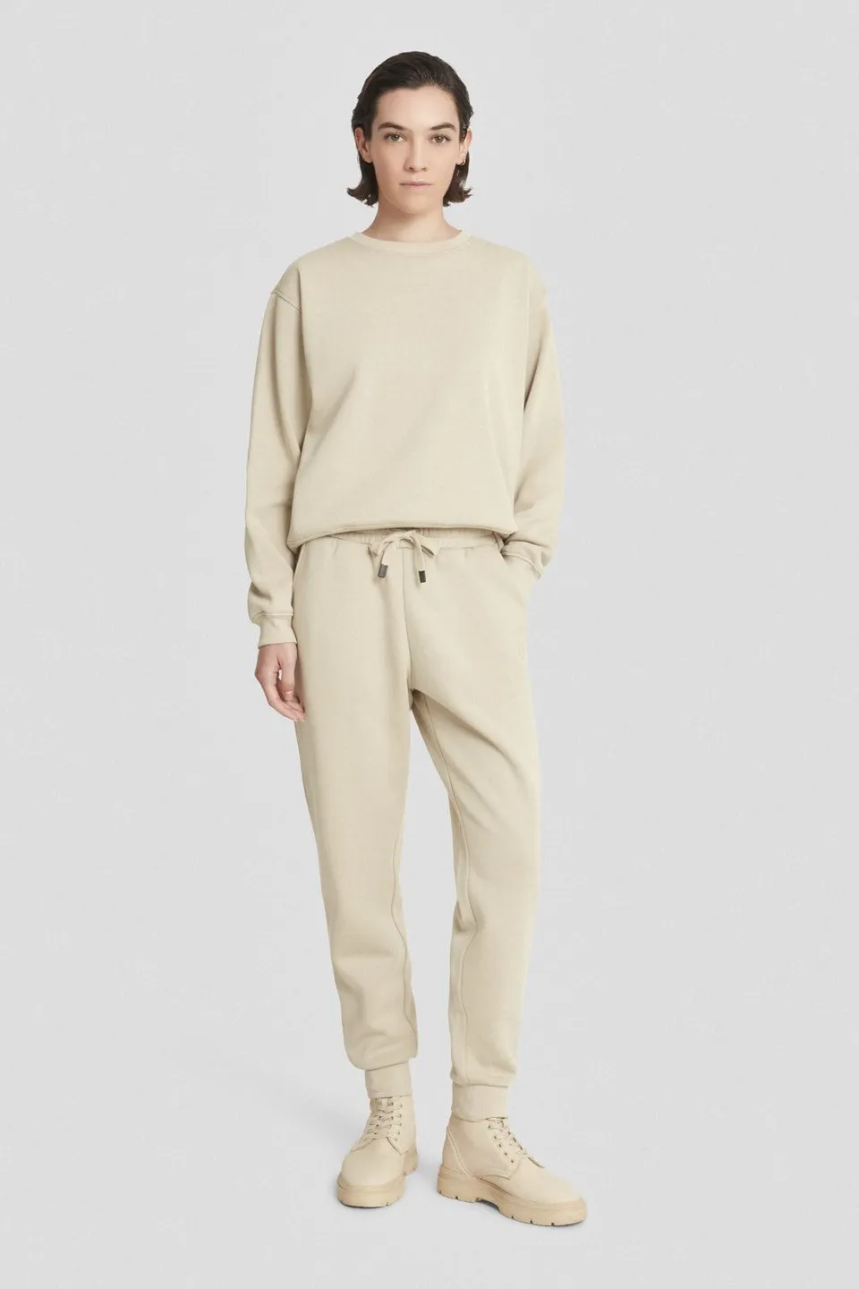ciesse-outdoor-pantaloni-sporthose-beige-lang-baumwolle image 1