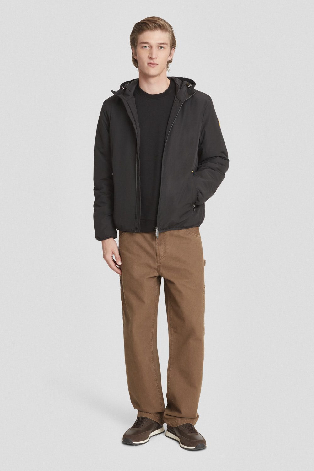 ciesse-outdoor-winterjacke-gef-ttert-schwarz-kapuze-dwr image 2