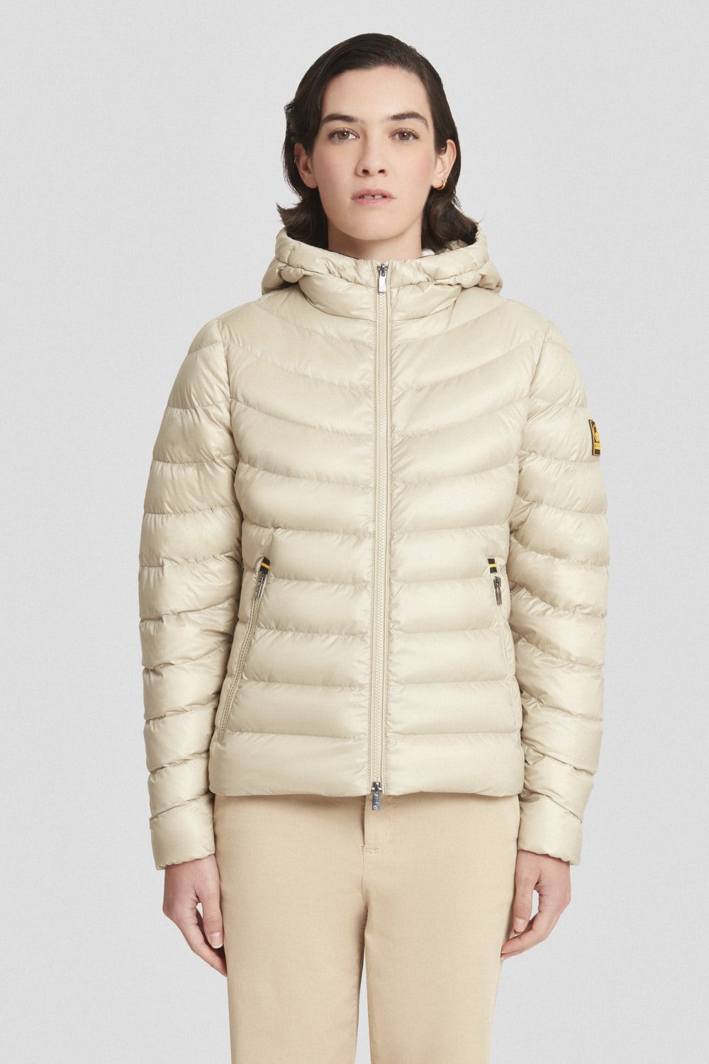 ciesse-outdoor-daunenjacke-braun-leicht-800fp-kapuze image 3