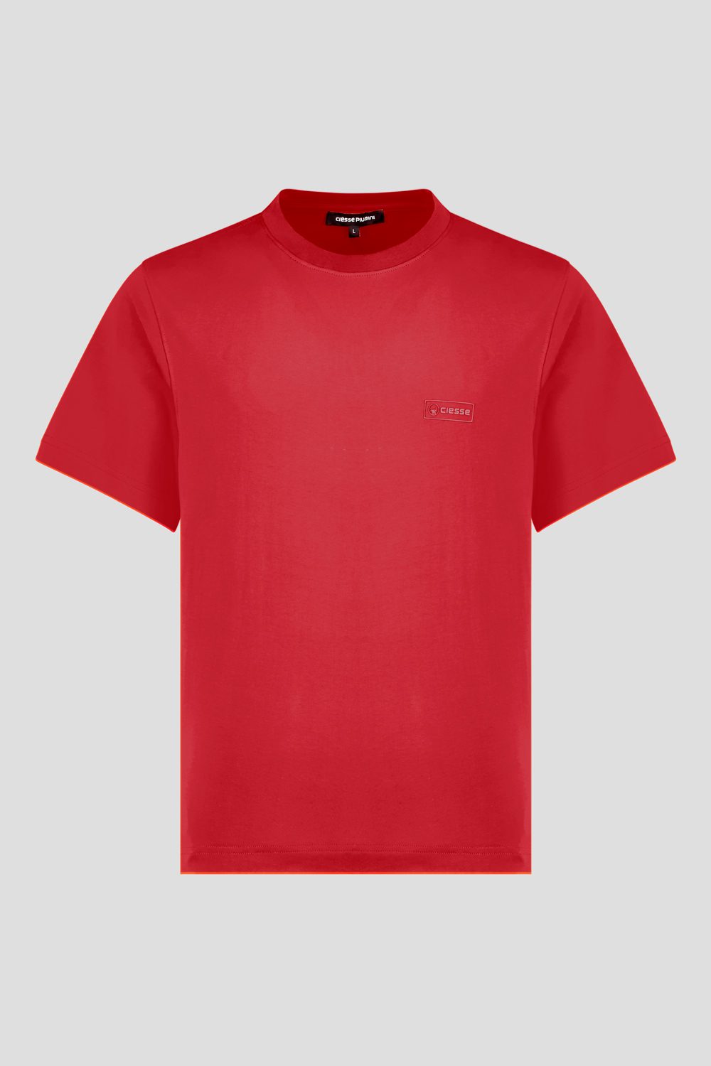 ciesse-t-shirt-girocollo-rot-baumwolle-logo image 3