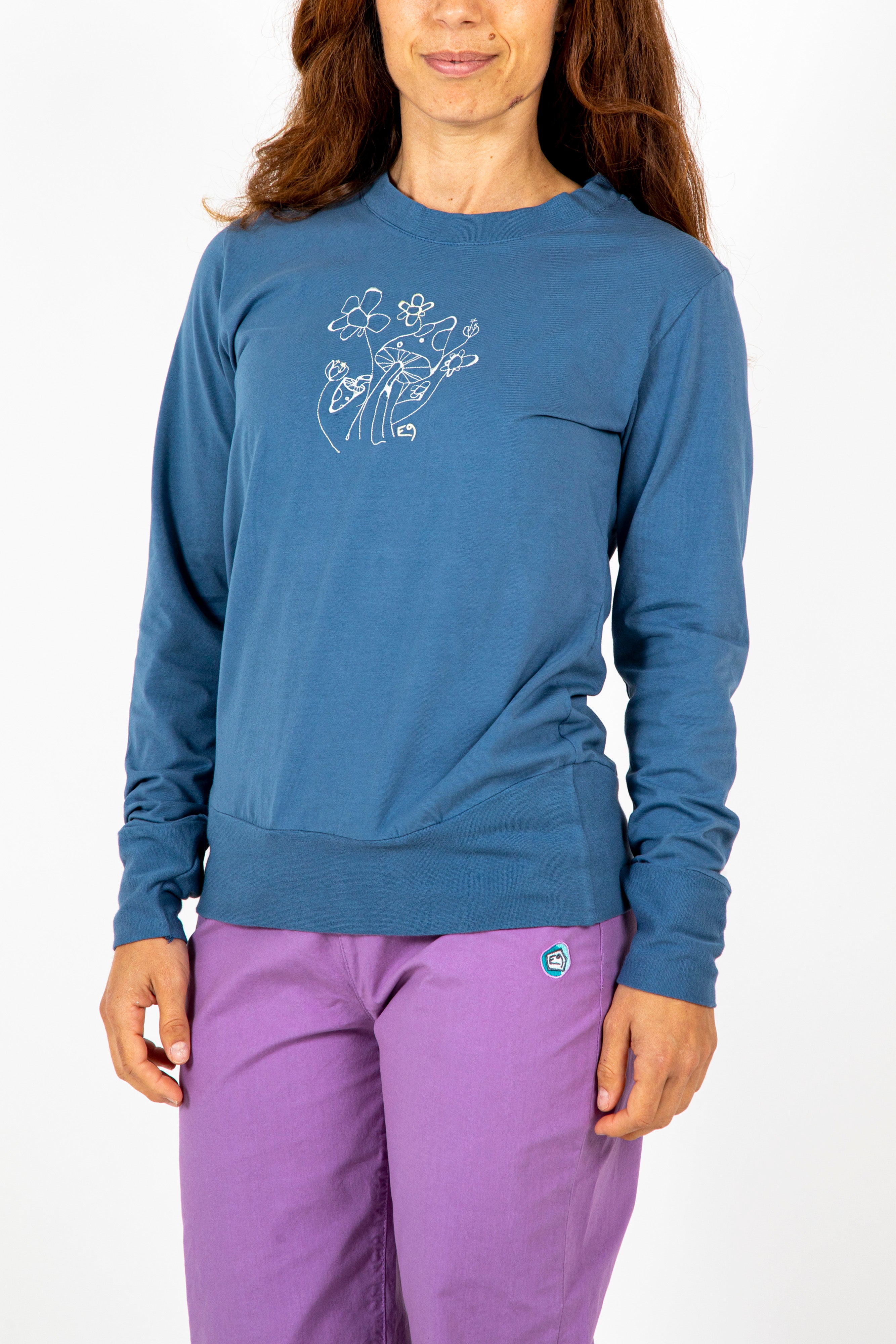 e9-micol-langarmshirt-wisteria-bio-baumwolle-slim image 1