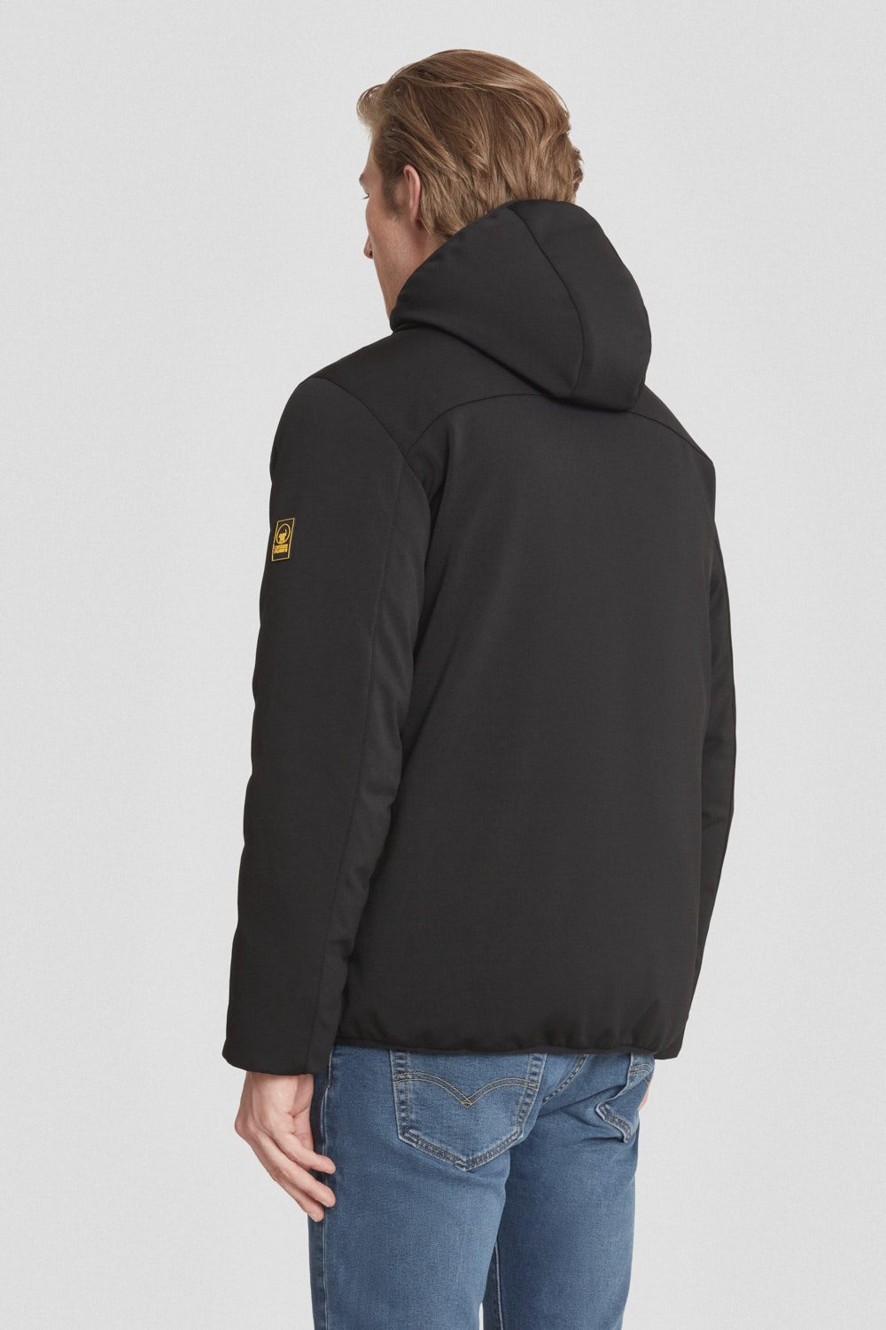 ciesse-outdoor-softshelljacke-kurz-schwarz-mit-kapuze image 4