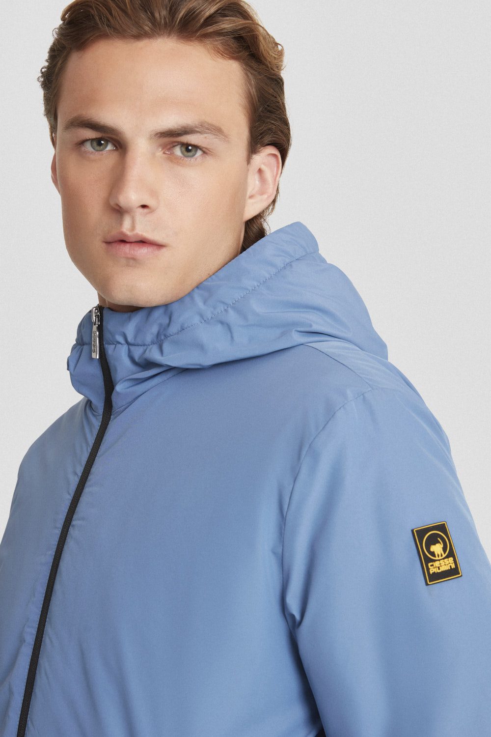 ciesse-winterjacke-hellblau-gef-ttert-kapuze-dwr-regular-fit image 3