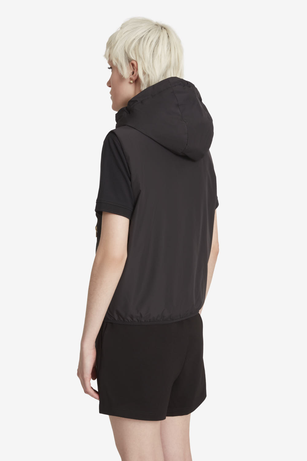 ciesse-kenza-steppweste-schwarz-mit-kapuze-damen image 4