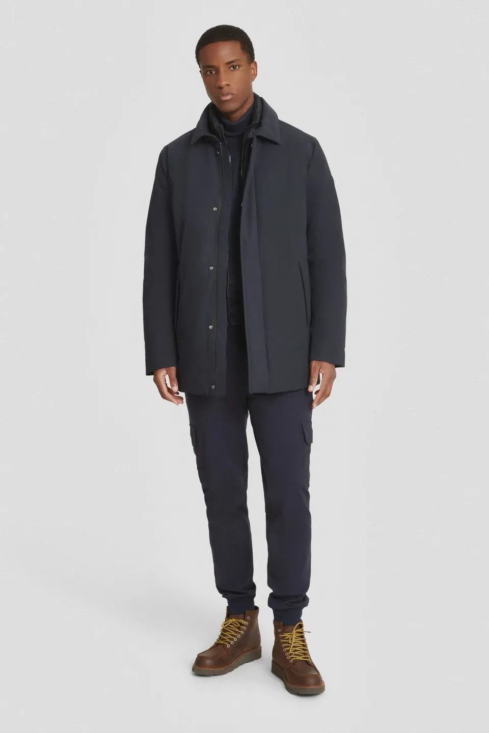 ciesse-outdoor-softshelljacke-lang-blau-hemdkragen image 1