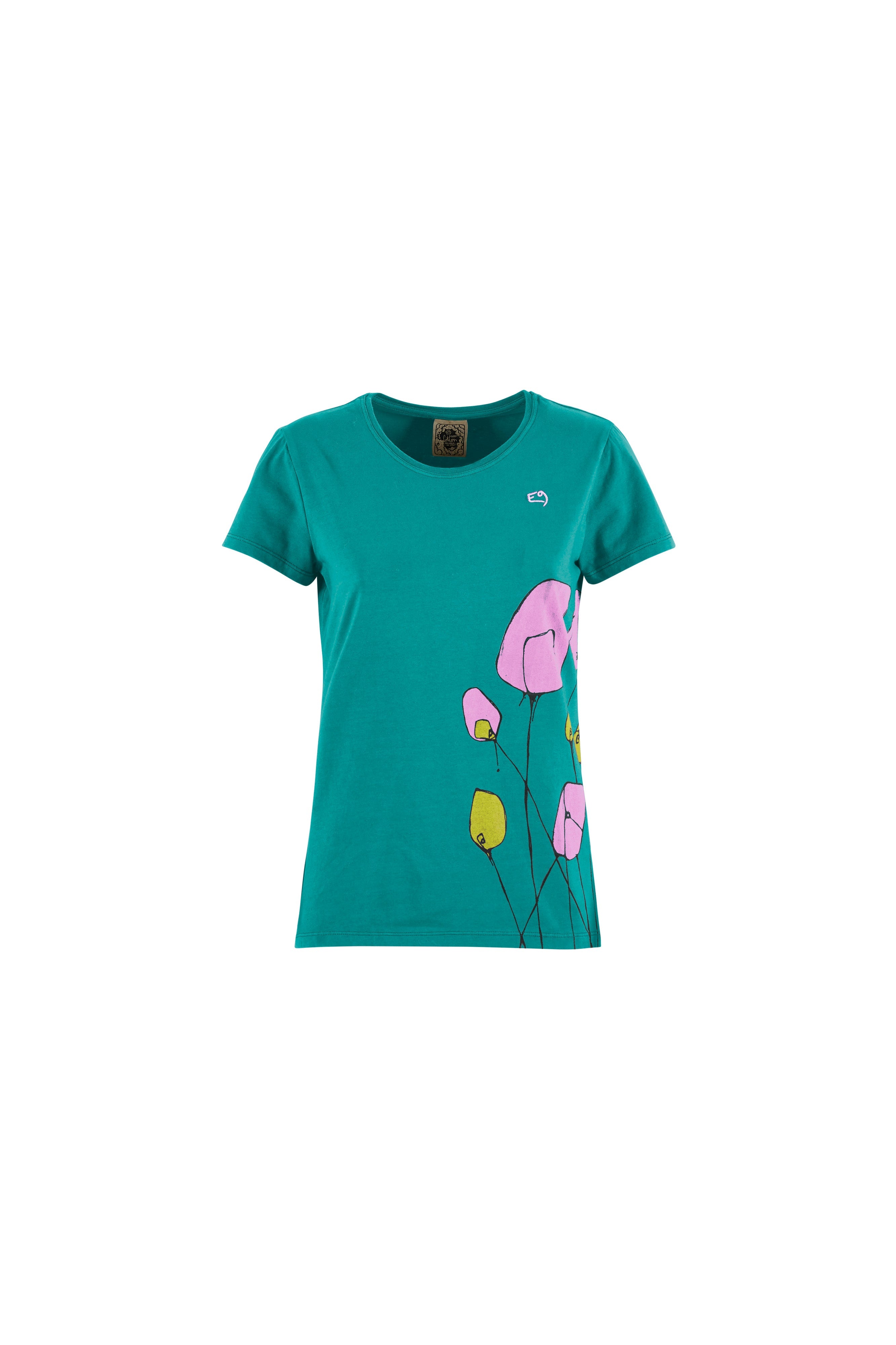 e9-bibi-t-shirt-bio-baumwolle-ash-s-slim-fit image 4