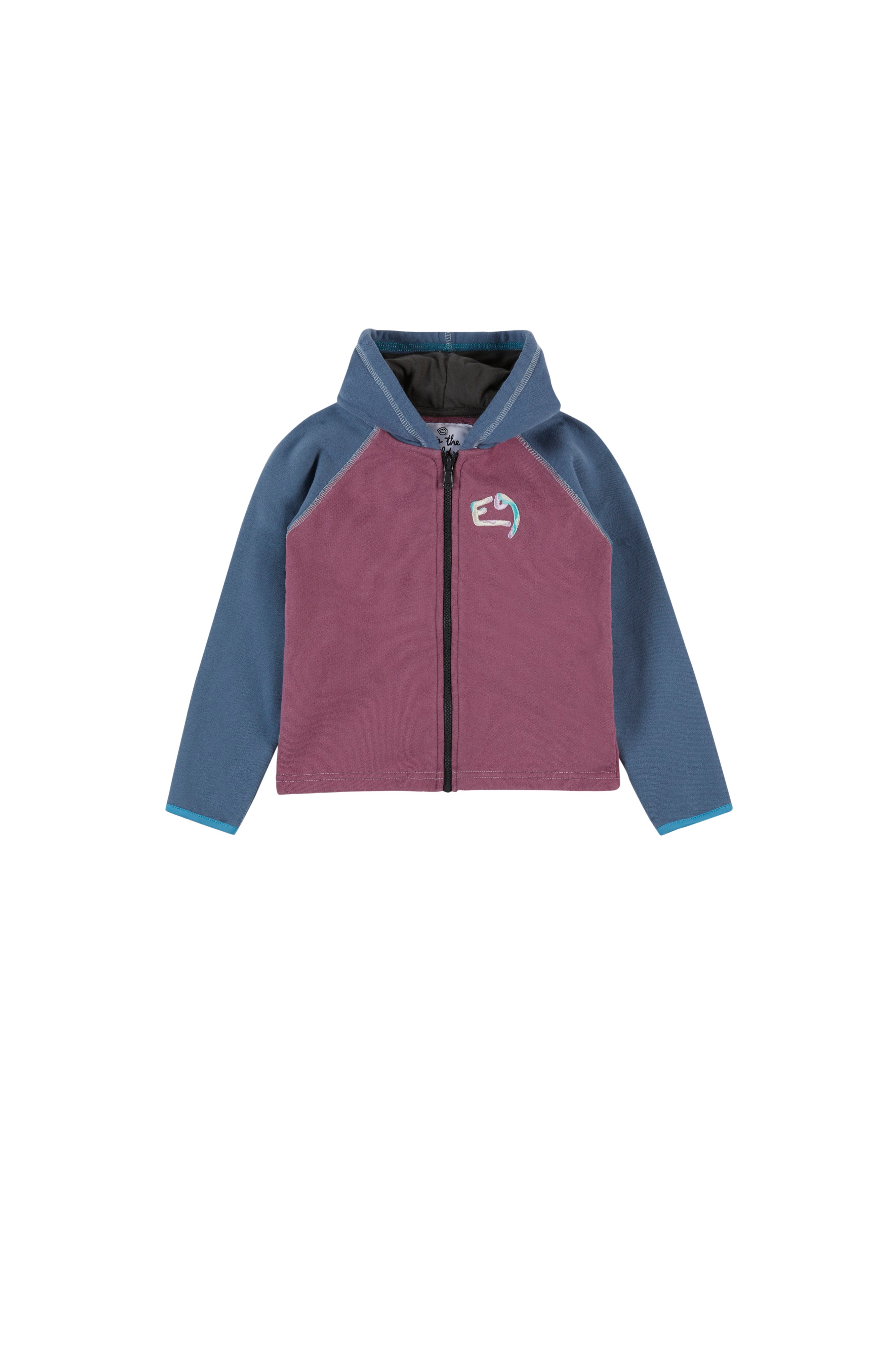e9-pingu-babyanzug-cerulean-curry-bio-baumwolle-fleece image 5