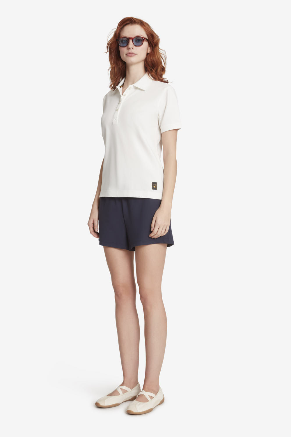 ciesse-aria-3-0-damen-polohemd-wei-baumwolle-piqu image 1