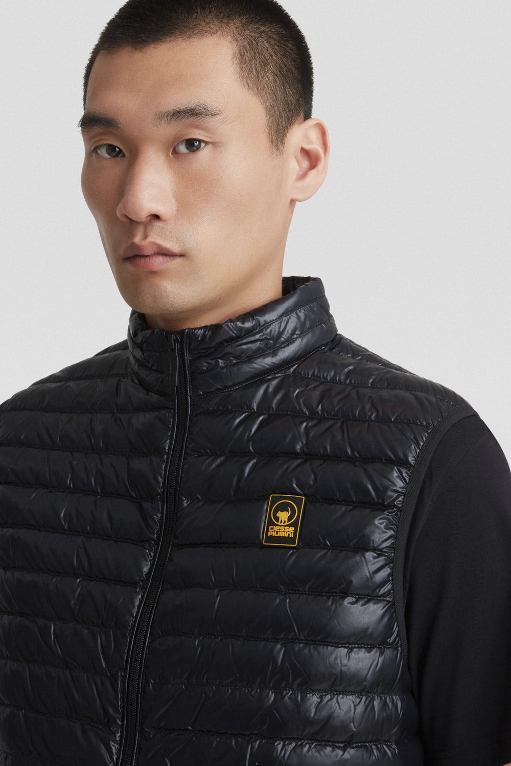 ciesse-daunenweste-steppweste-schwarz-nylon-herren image 4