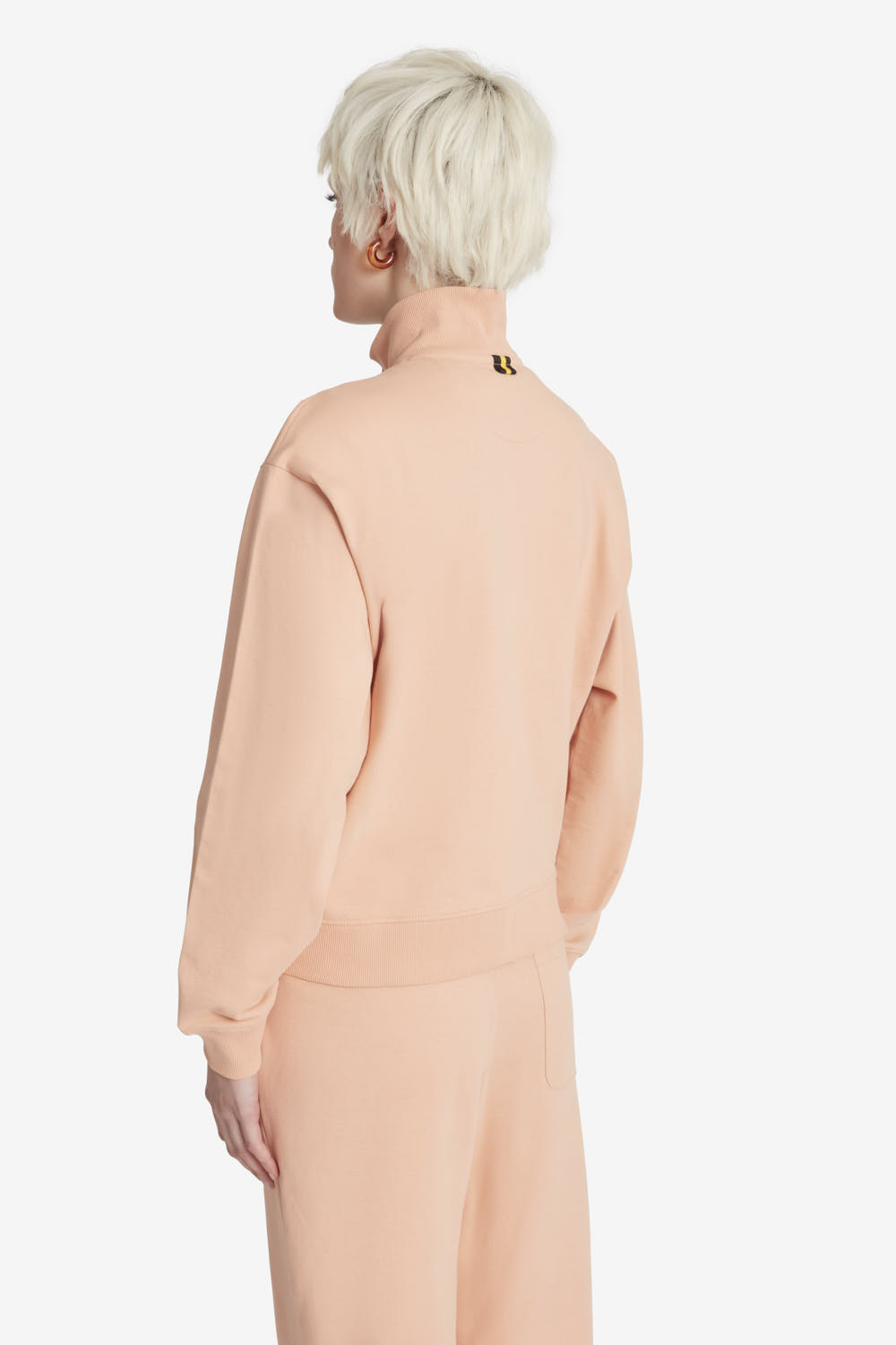 ciesse-outdoor-raquel-sweatshirt-rosa-stehkragen-baumwolle image 4
