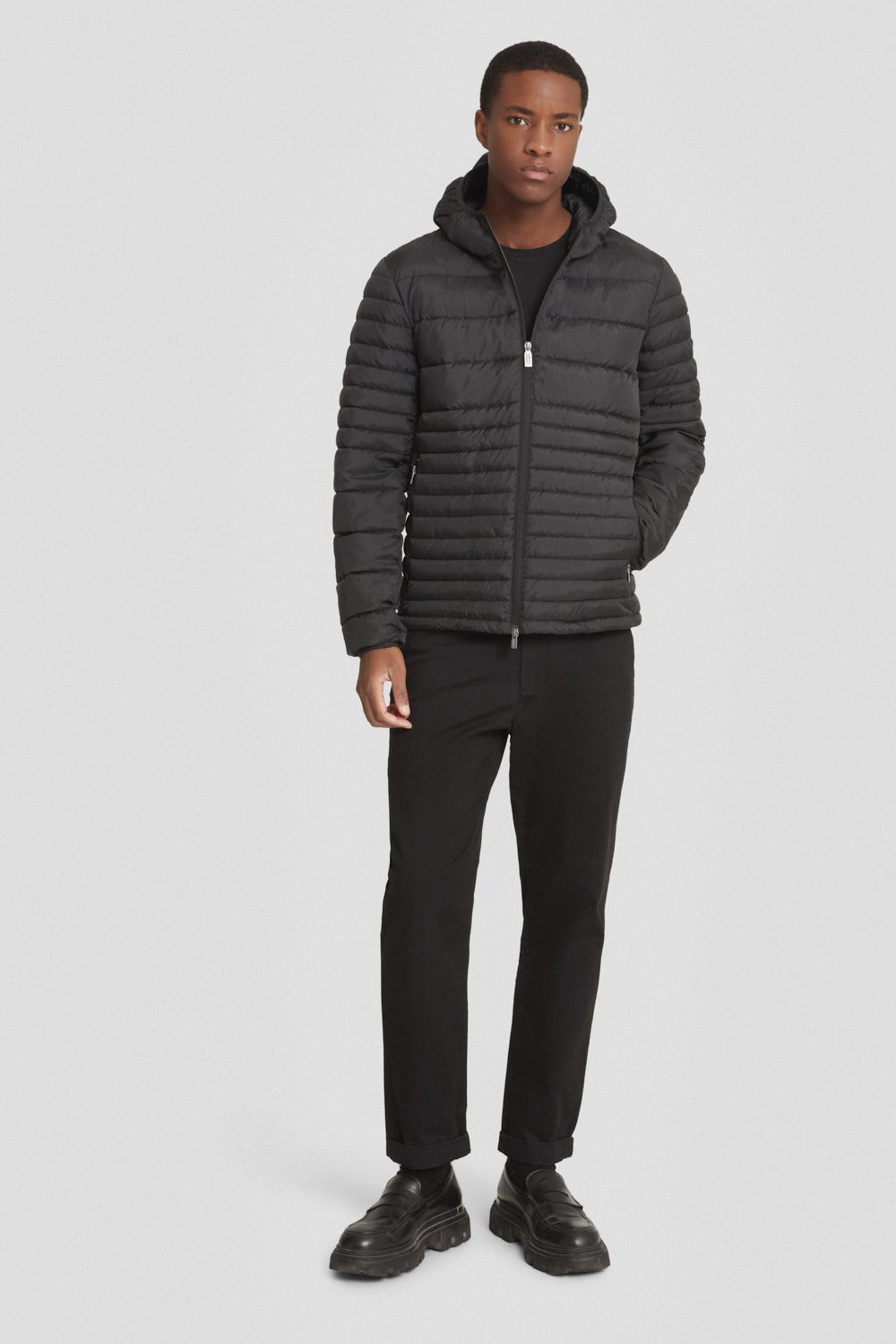 ciesse-outdoor-piumini-steppjacke-schwarz-kapuze-dwr image 2