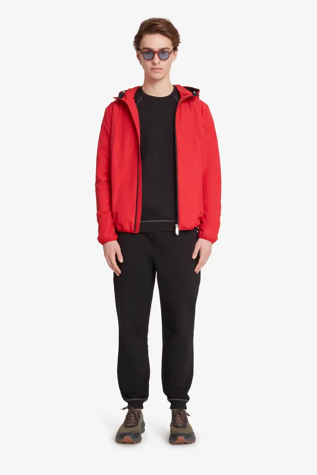 ciesse-outdoor-casper-herren-jacke-rot-kapuze-dwr-leicht image 1