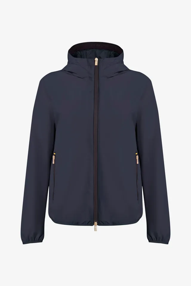 ciesse-liana-bergangsjacke-dunkelblau-damen-kapuze-dwr image 1