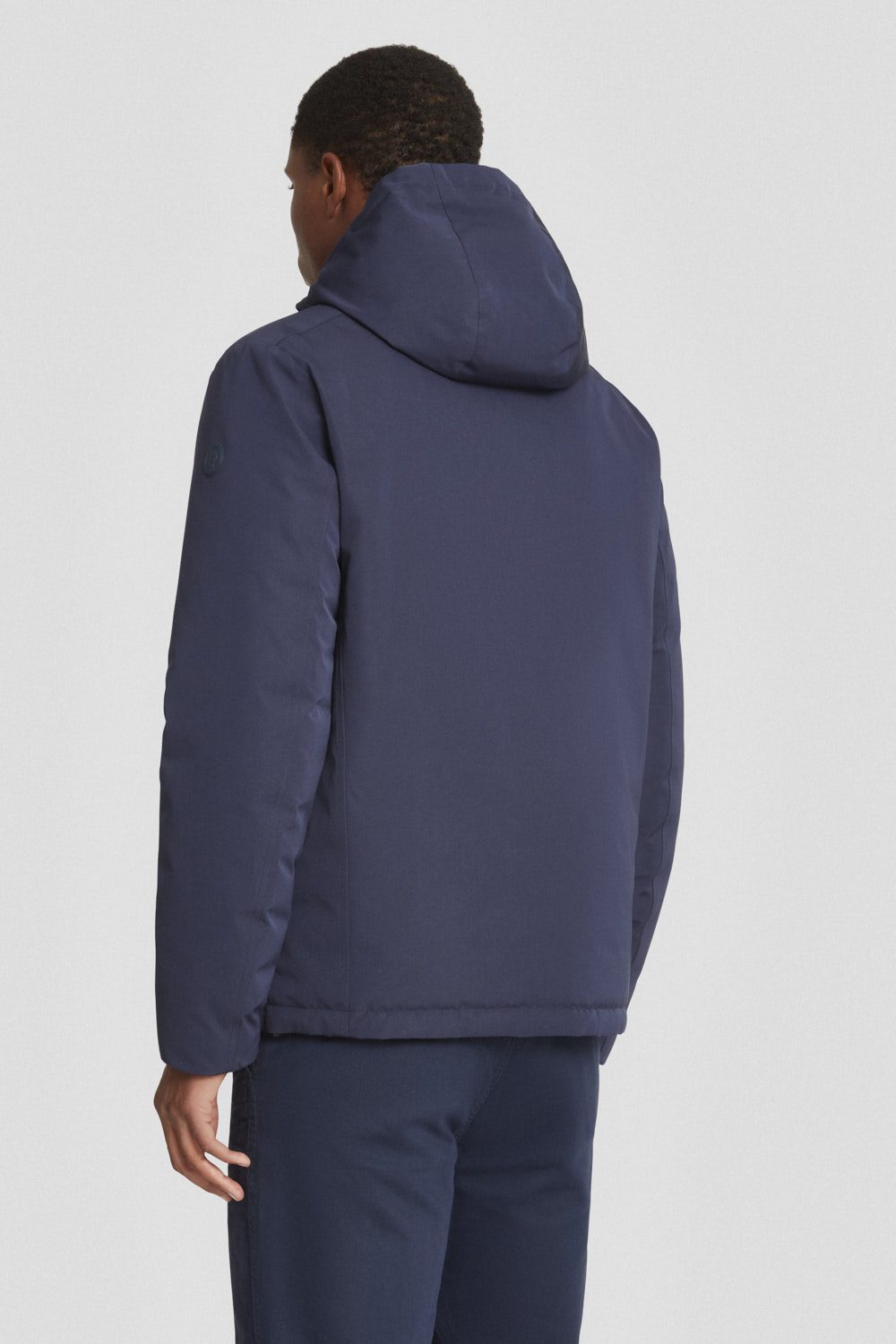 ciesse-outdoor-daunenjacke-kurz-blau-reversibel-mit-kapuze image 4