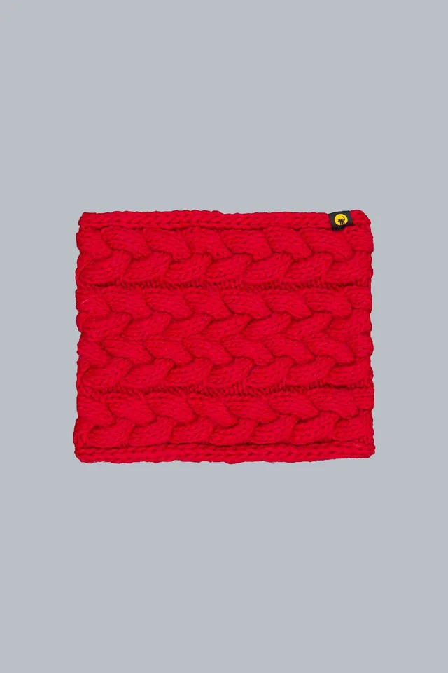 ciesse-outdoor-wight-loop-schal-rot-zopfstrick-wolle-einheitsgr-e image 1