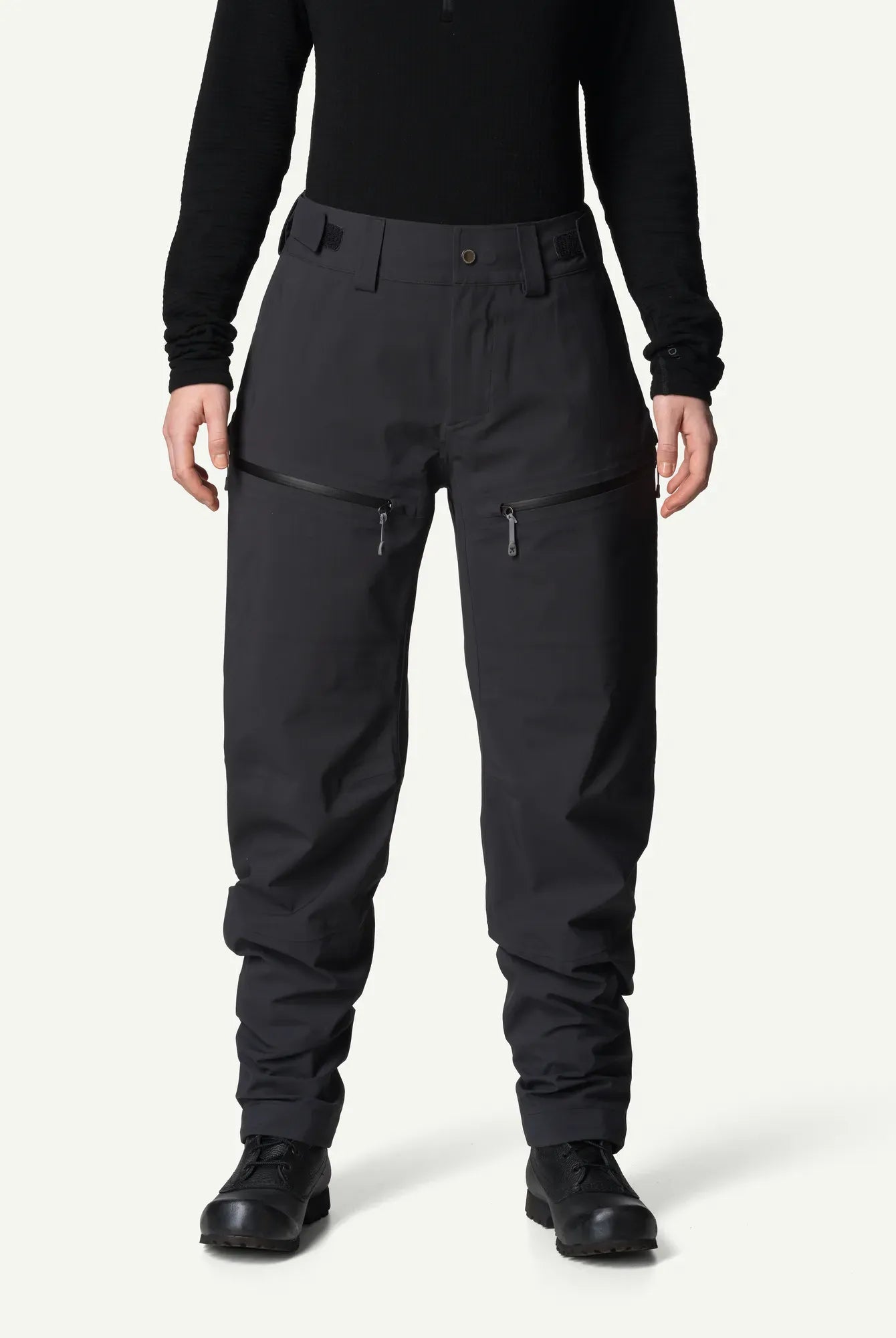 houdini-five-to-nine-pants-shellhose-damen-true-black-wasserdicht image 2