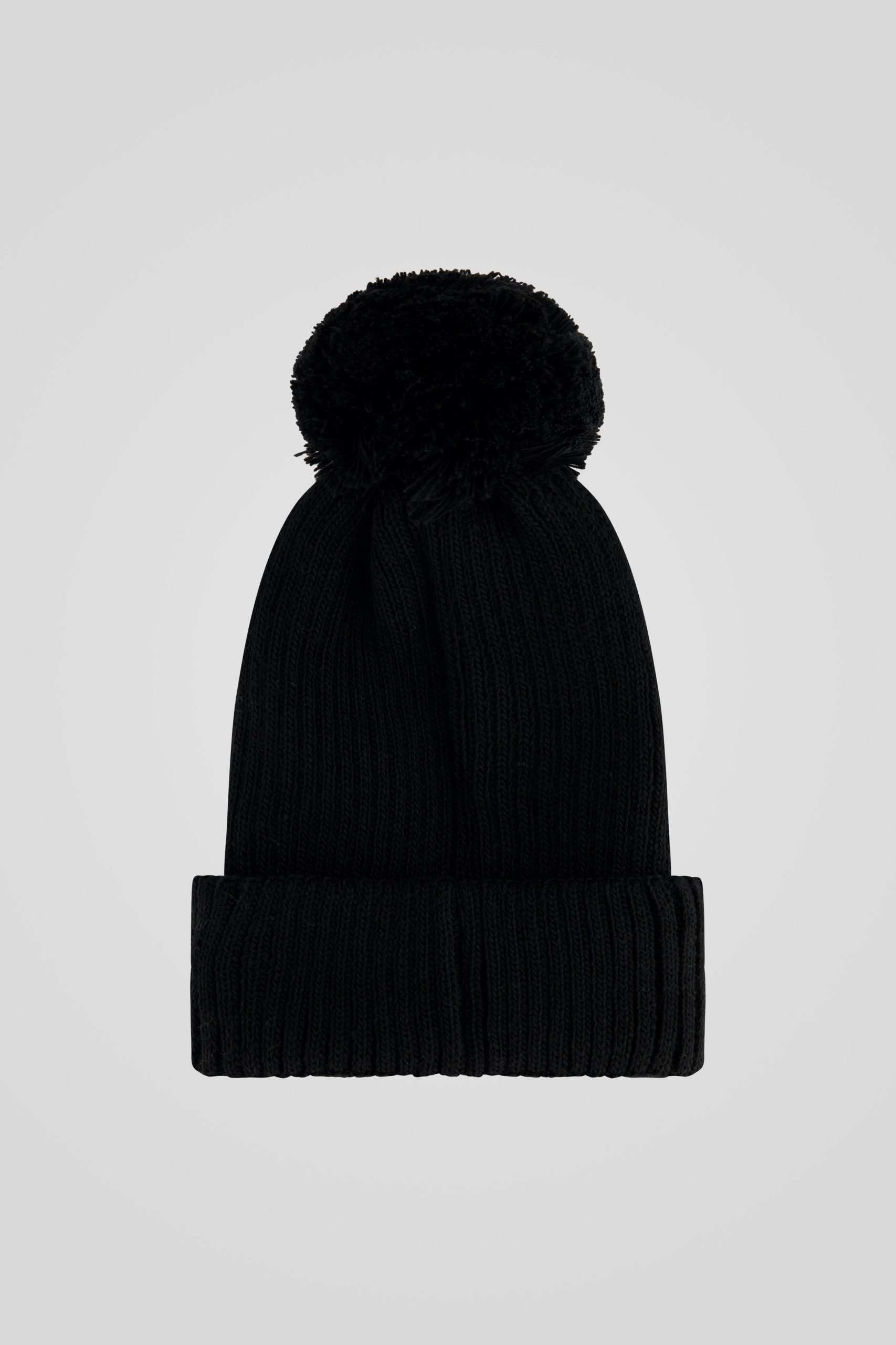 ciesse-strickm-tze-schwarz-mit-bommel-acryl image 2