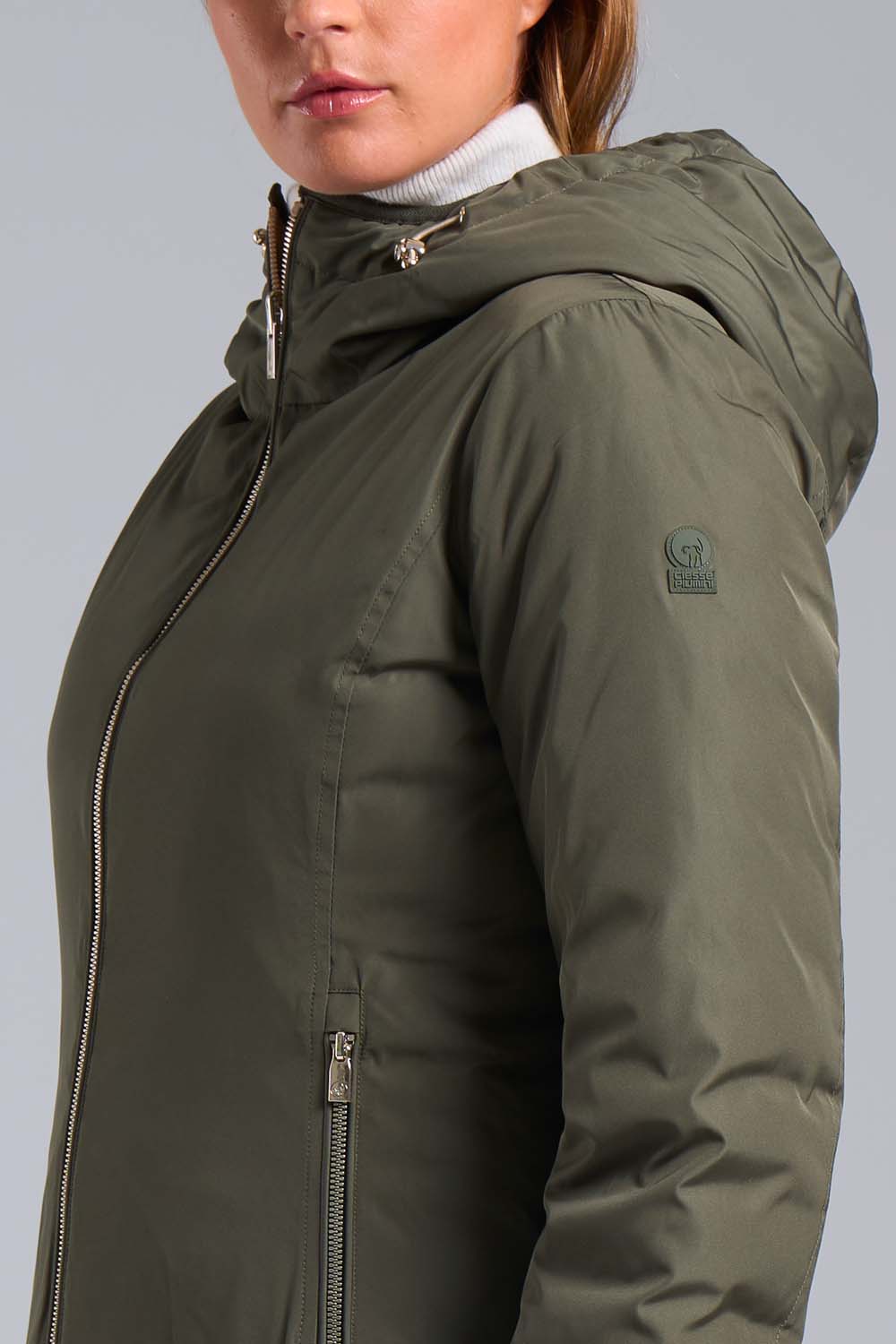 ciesse-outdoor-kalie-daunenmantel-lang-reversibel-milit-rgr-n-800 image 4