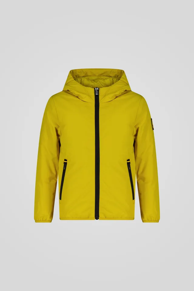ciesse-leichte-jacke-gelb-unisex-mit-kapuze-wattiert image 1