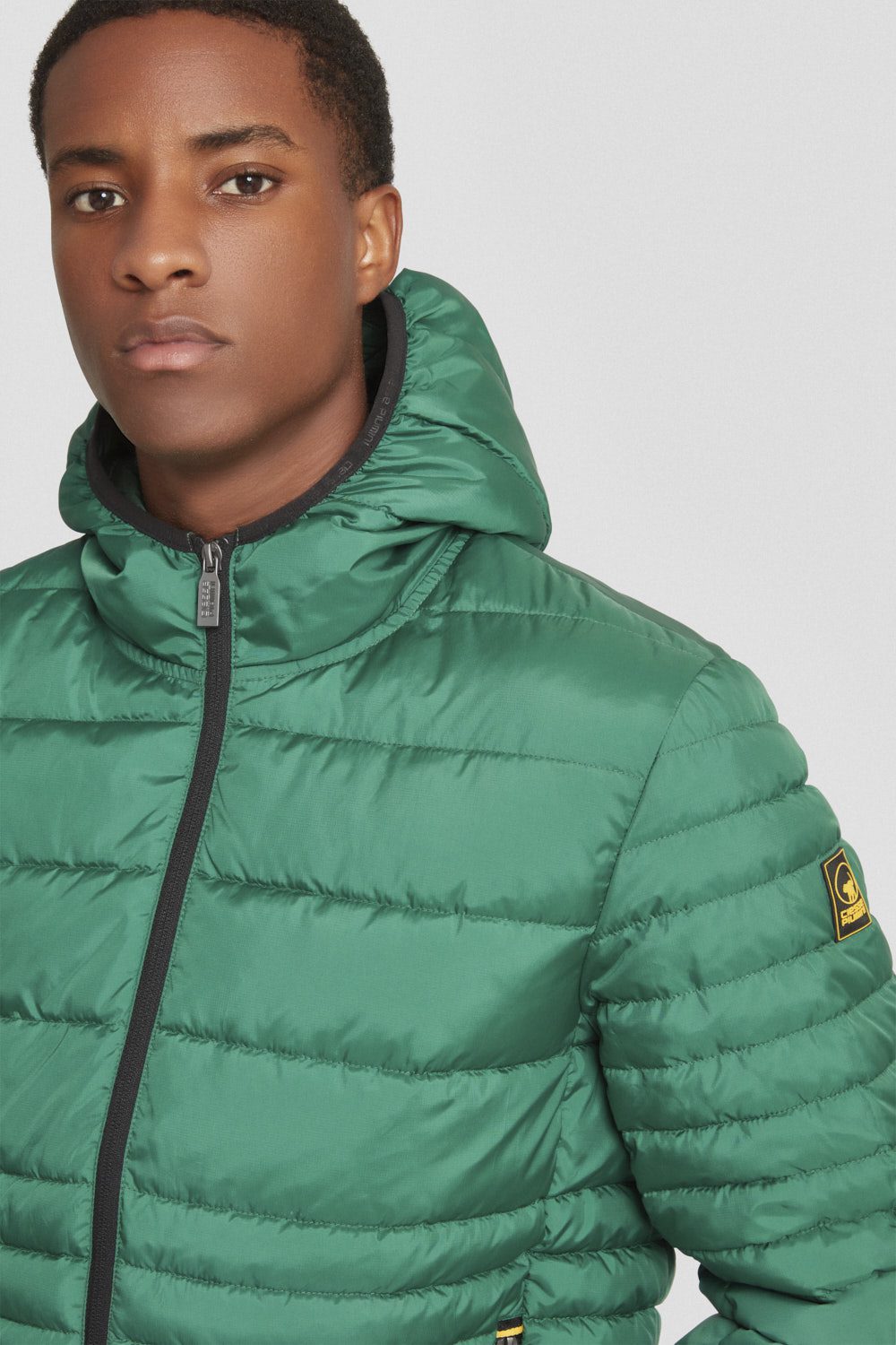 ciesse-piumini-daunenjacke-gr-n-mit-kapuze-polyester-dwr image 3