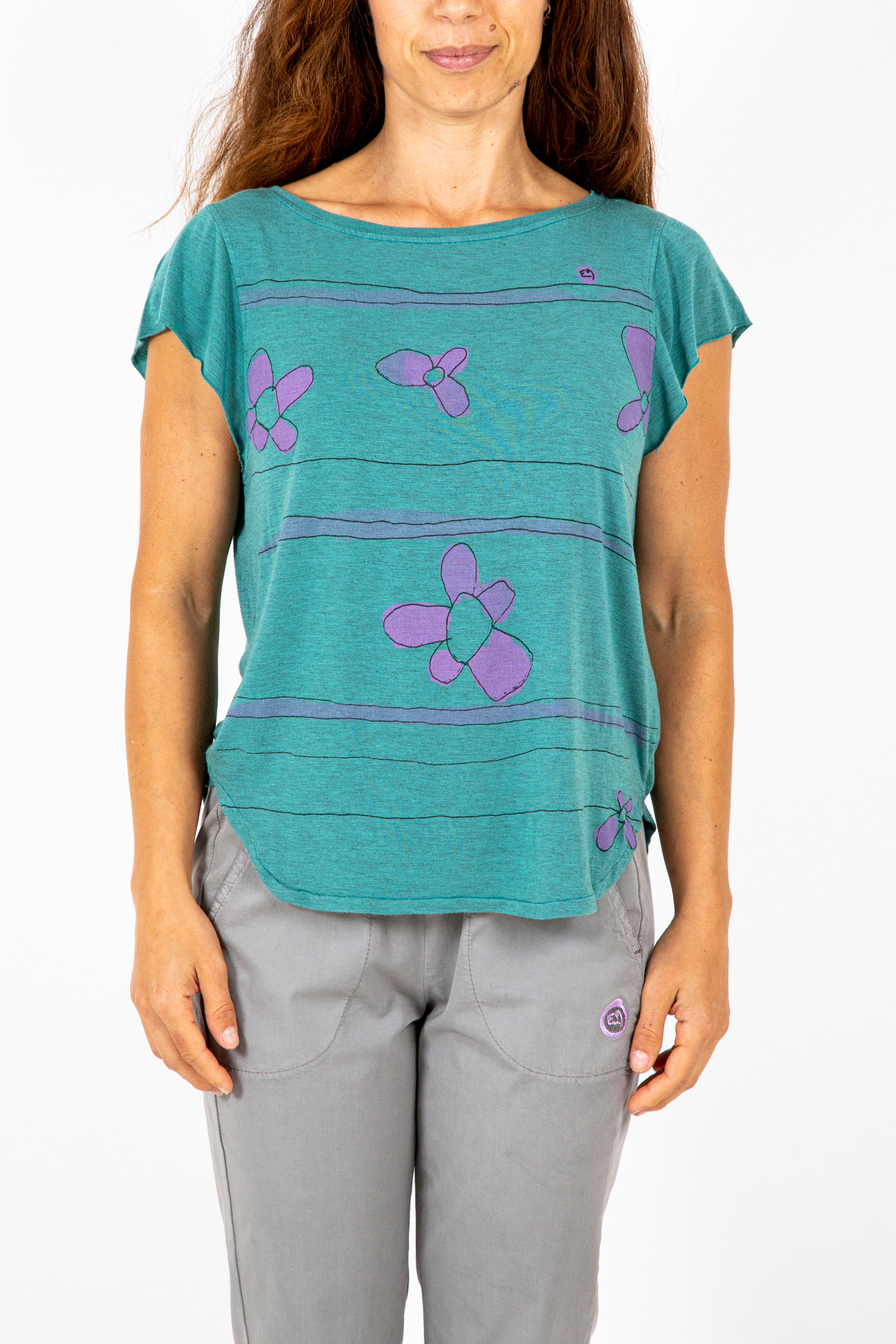 e9-pimpi-t-shirt-green-lake-modal-damen image 1