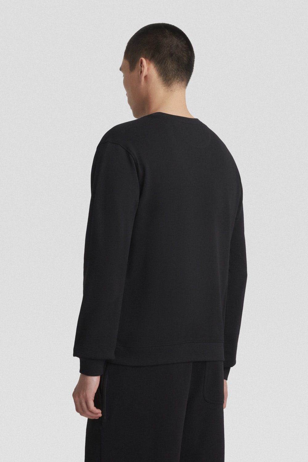 ciesse-outdoor-felpe-herren-pullover-schwarz-baumwolle-rundhals image 2