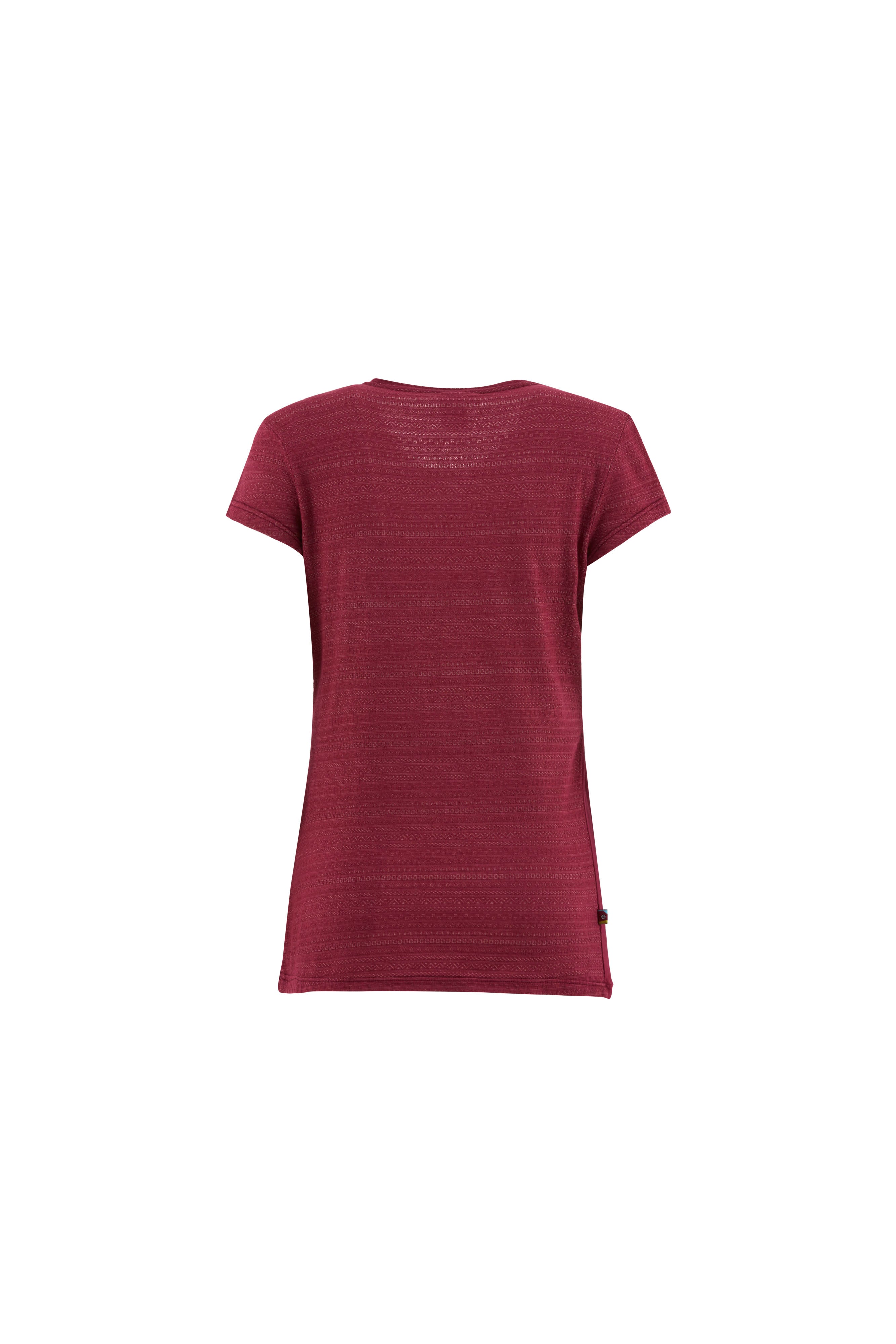 e9-kiss-t-shirt-damen-ocean-blue-modal-slim-fit image 7