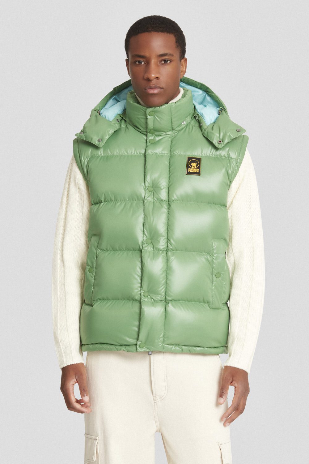 ciesse-outdoor-piumini-daunenjacke-gr-n-kapuze-rmel-abnehmbar image 5