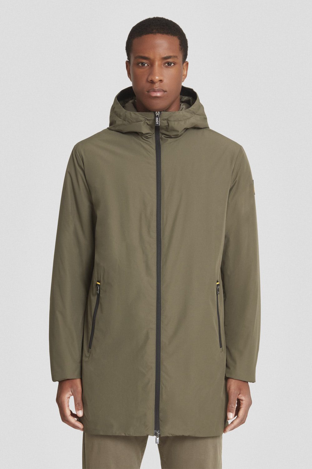 ciesse-outdoor-winterjacke-gr-n-lang-mit-kapuze-dwr-herren image 2