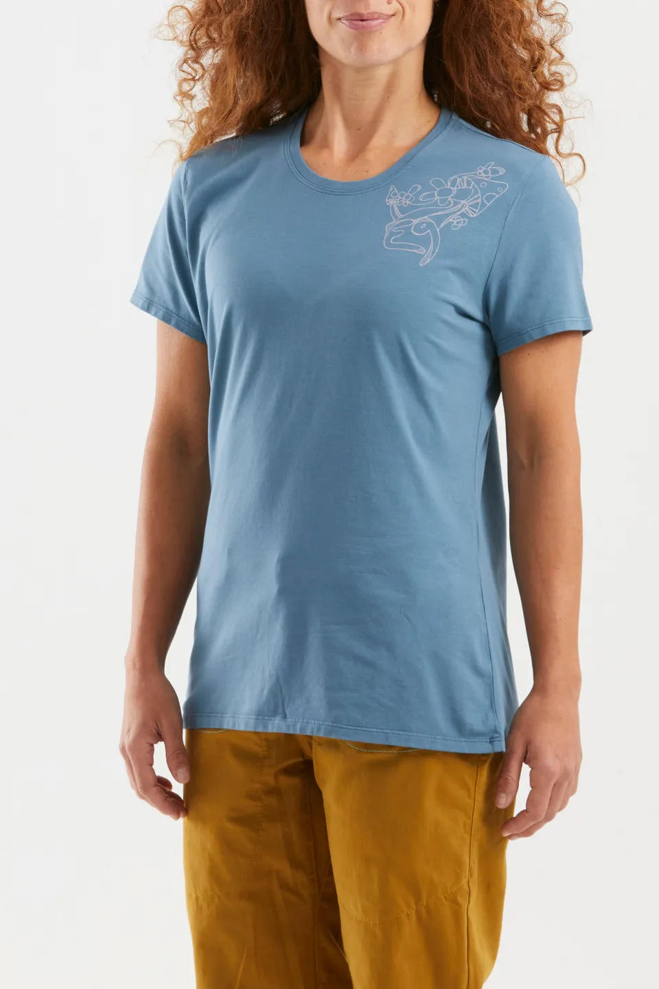 e9-mush-t-shirt-agave-829-bio-baumwolle-slim-fit image 1