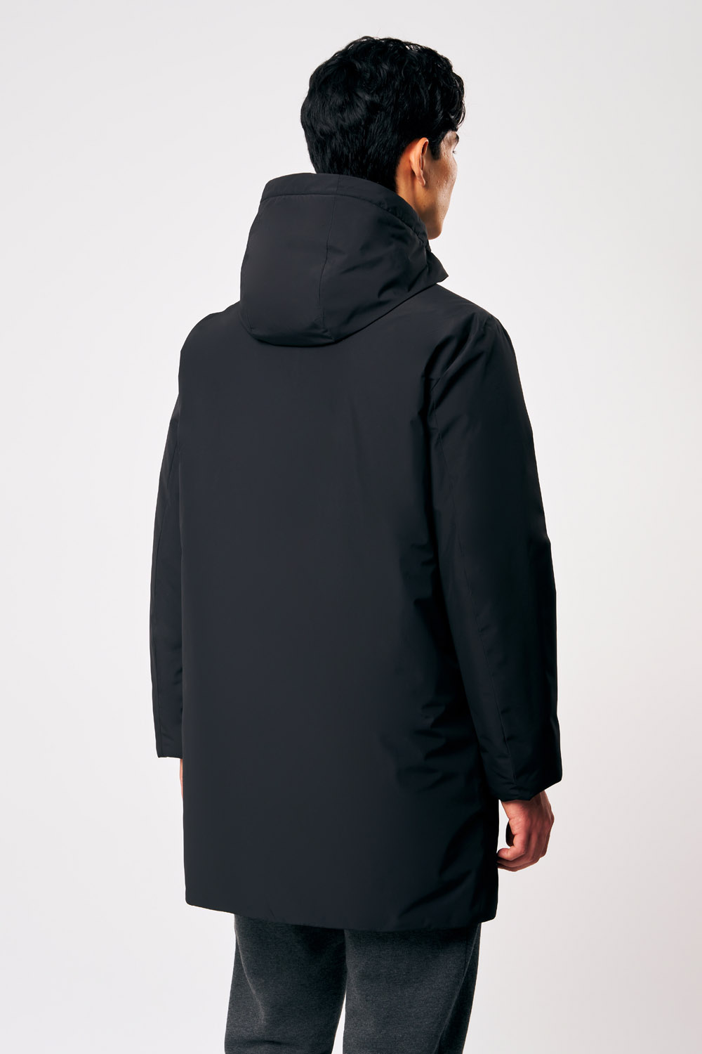 ciesse-gunbu-winterjacke-herren-schwarz-lang image 5