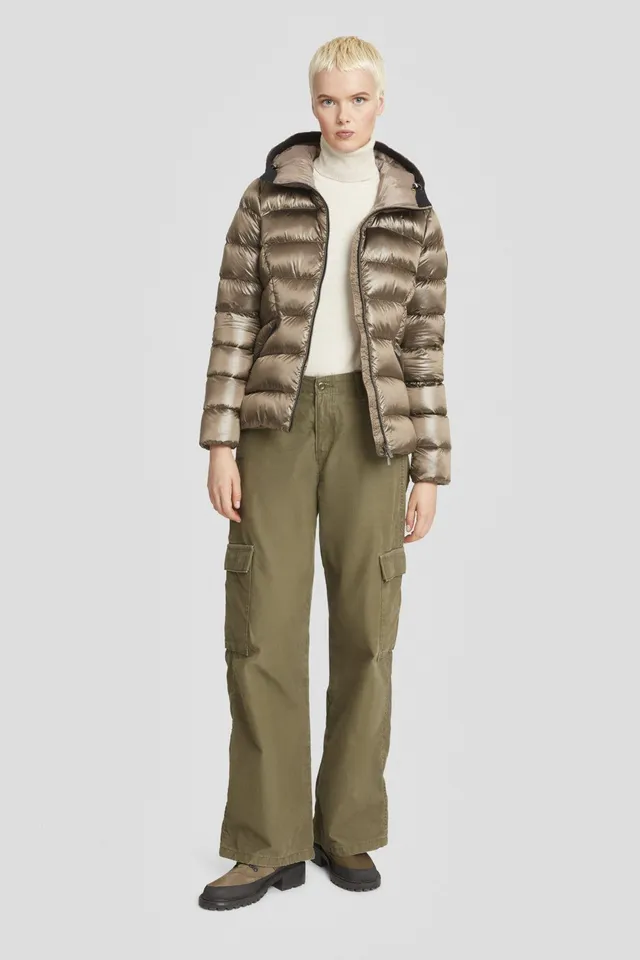 ciesse-outdoor-daunenjacke-braun-mit-kapuze-feder-90-10-800-fill image 1