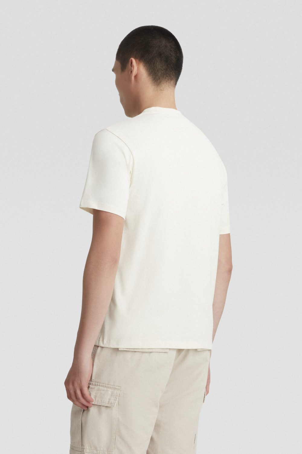 ciesse-outdoor-t-shirt-beige-baumwolle-rundhals-mit-print image 4
