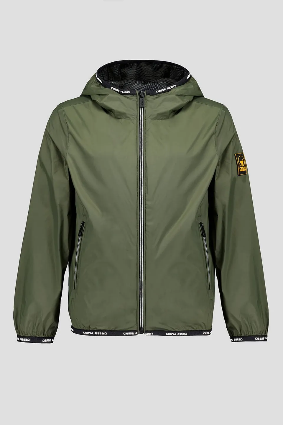 ciesse-windjacke-gr-n-unisex-mit-kapuze-wasserdicht-2 image 1