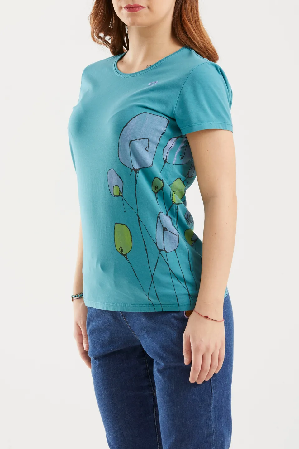 e9-bibi-t-shirt-bio-baumwolle-ash-s-slim-fit image 1