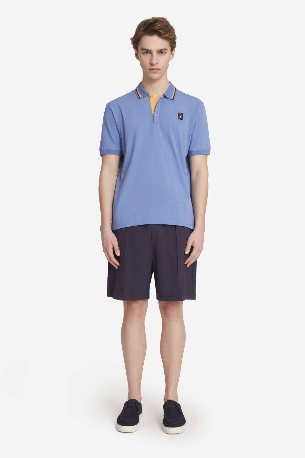 ciesse-saxon-4-0-polohemd-blau-baumwolle-stretch image 1