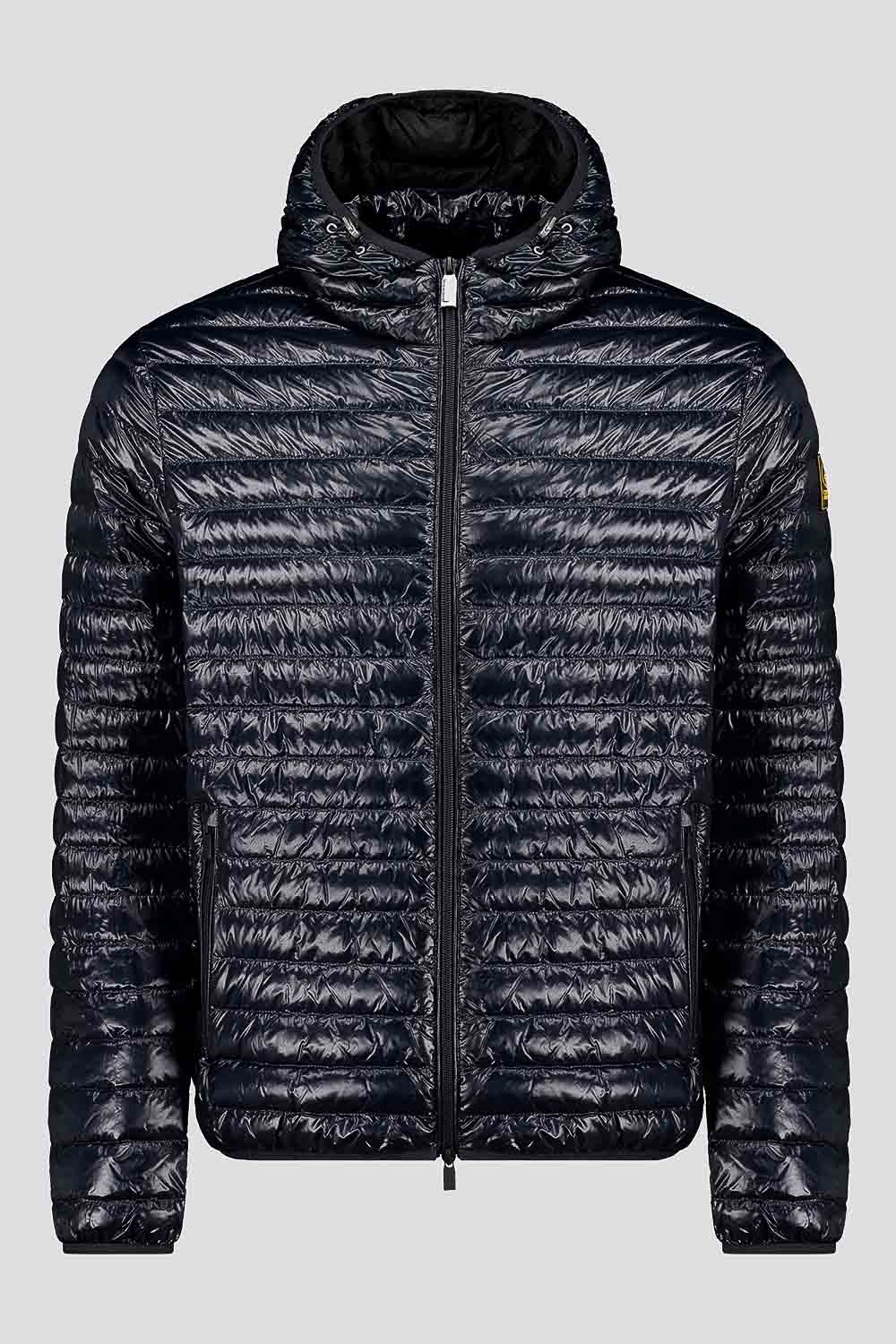 ciesse-outdoor-piumini-daunenjacke-schwarz-gl-nzend-kapuze-echt-daune image 3